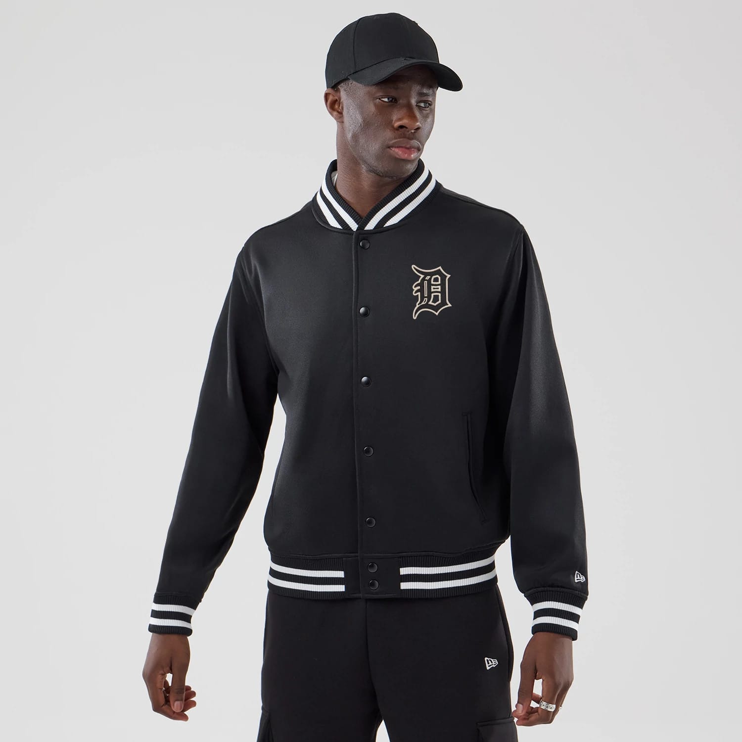 Detroit Tigers MLB Jersey Bomber Black Jacket-kentox