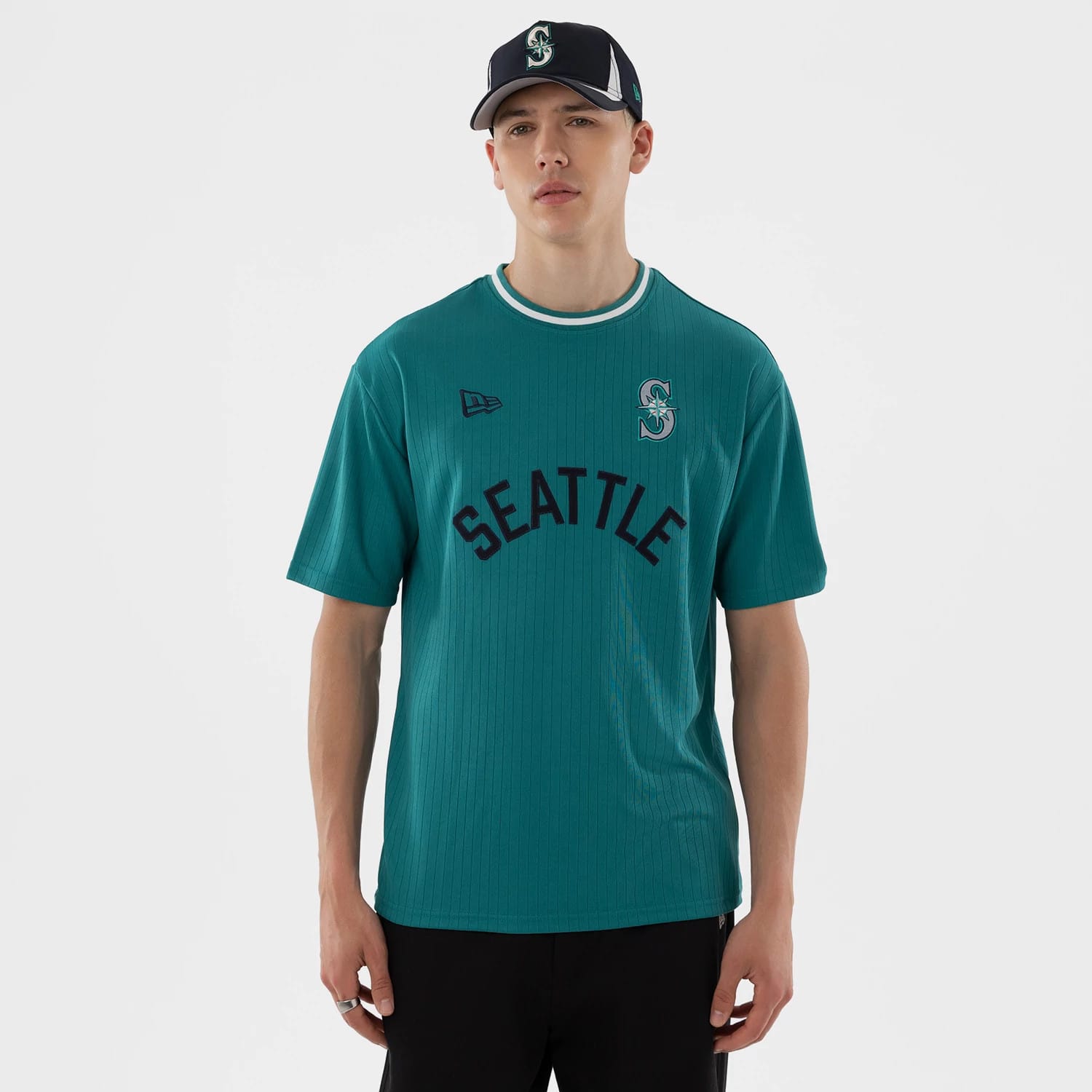 Seattle Mariners MLB Green Oversized T-Shirt-kentox