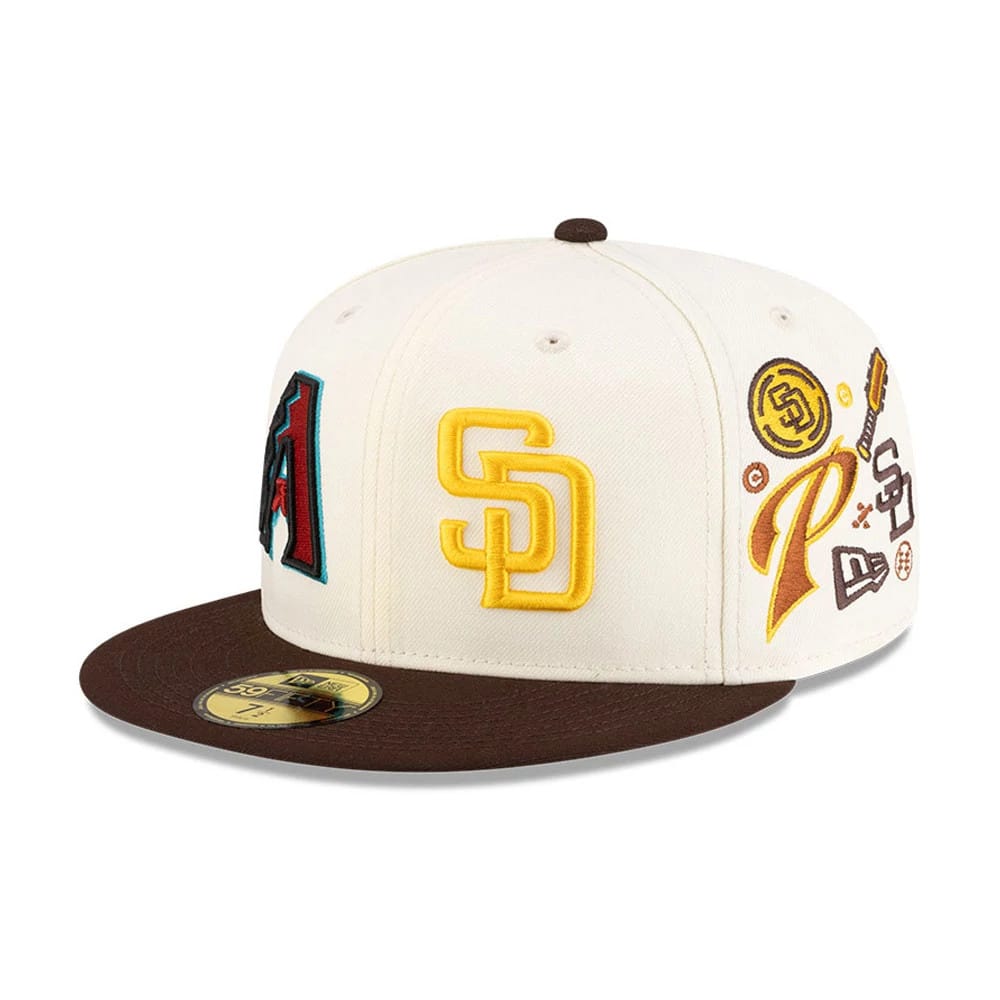 All Over MLB Mexico City Series 2026 White 59FIFTY Fitted Cap-kentox
