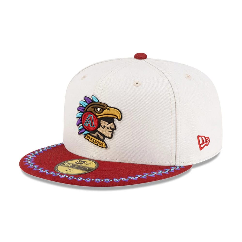 Arizona Diamondbacks MLB Mexico City Series 2026 White 59FIFTY Fitted Cap-kentox