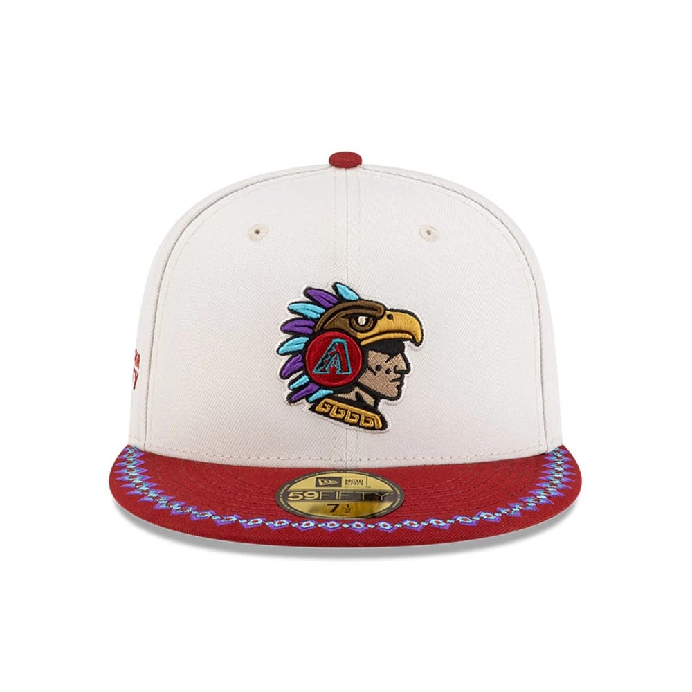 Arizona Diamondbacks MLB Mexico City Series 2026 White 59FIFTY Fitted Cap-kentox