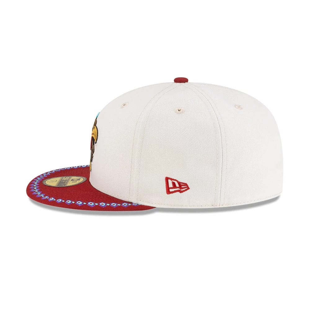 Arizona Diamondbacks MLB Mexico City Series 2026 White 59FIFTY Fitted Cap-kentox