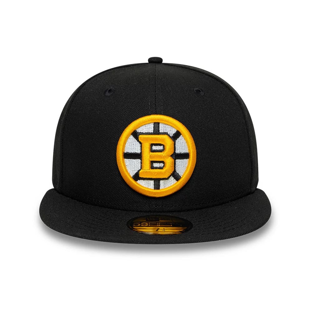 Boston Bruins NHL Basic Black 59FIFTY Fitted Cap-kentox