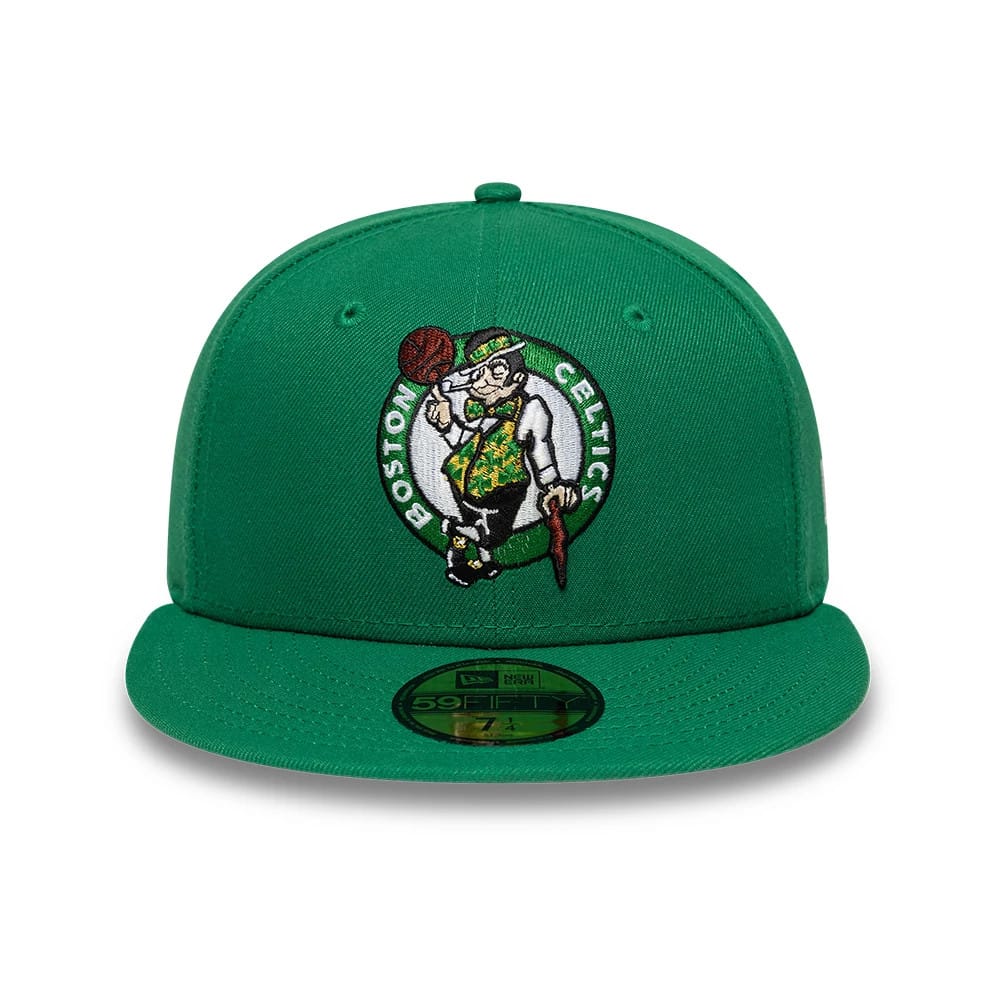 Boston Celtics NBA Basic Green 59FIFTY Fitted Cap-kentox