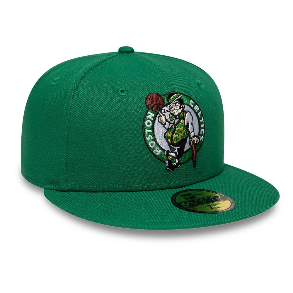 Boston Celtics NBA Basic Green 59FIFTY Fitted Cap-kentox