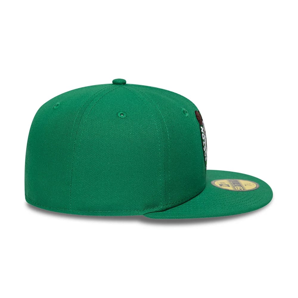 Boston Celtics NBA Basic Green 59FIFTY Fitted Cap-kentox