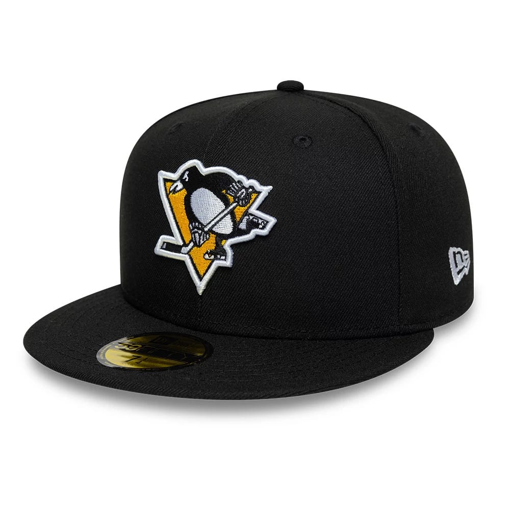 Pittsburgh Penguins NHL Basic Black 59FIFTY Fitted Cap-kentox