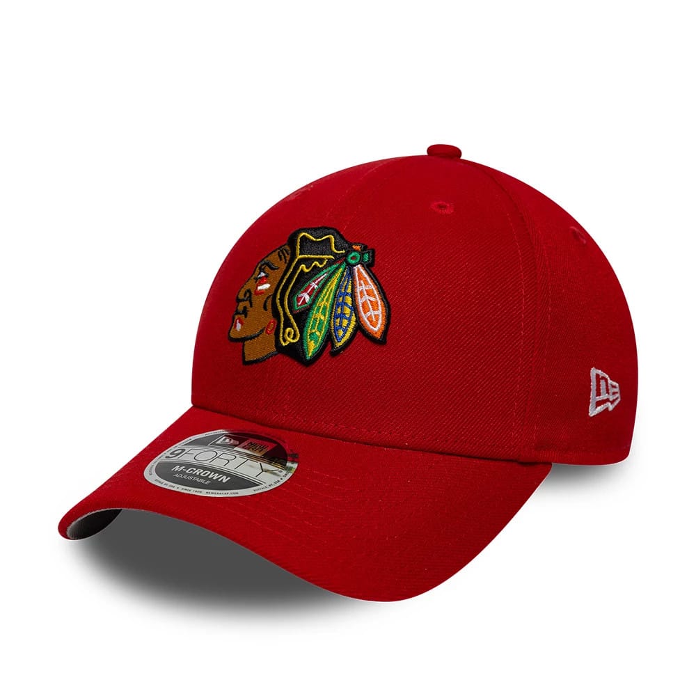 Chicago Blackhawks NHL Team Red 9FORTY M-Crown Adjustable Cap-kentox