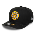Boston Bruins NHL Team Black 9SEVENTY Stretch Snap Adjustable Cap-kentox