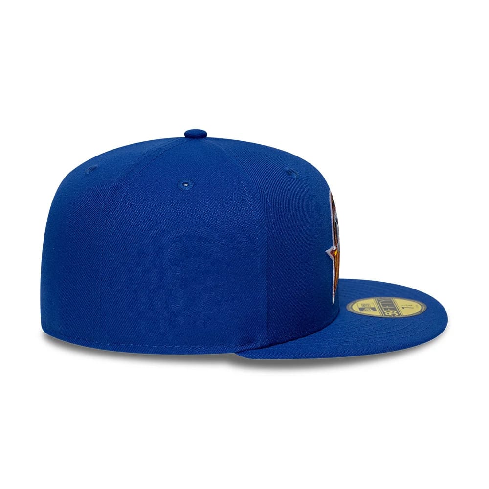 Golden State Warriors NBA Hardwood Classic Blue 59FIFTY Fitted Cap-kentox