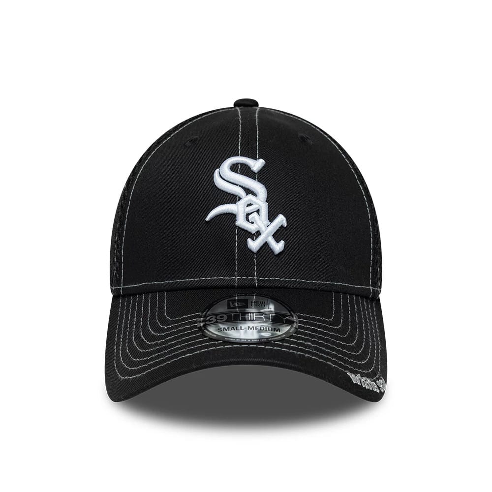 Chicago White Sox MLB Neo Black 39THIRTY Stretch Fit Cap-kentox