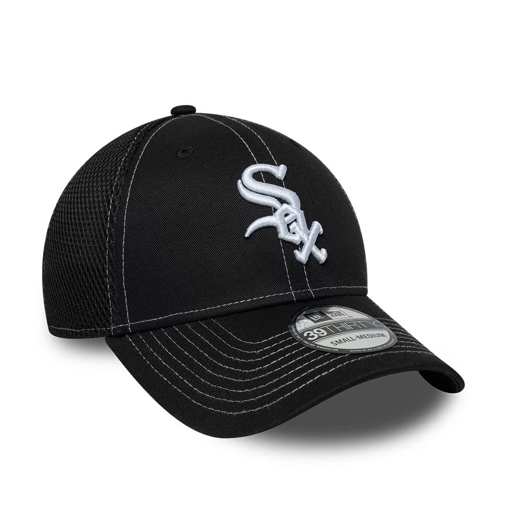 Chicago White Sox MLB Neo Black 39THIRTY Stretch Fit Cap-kentox