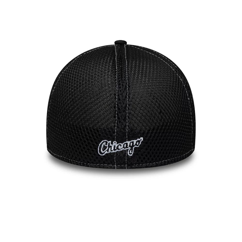 Chicago White Sox MLB Neo Black 39THIRTY Stretch Fit Cap-kentox