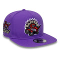 Toronto Raptors NBA Hardwood Classic Bright Purple 9FIFTY A-Frame Snapback Adjustable Cap-kentox
