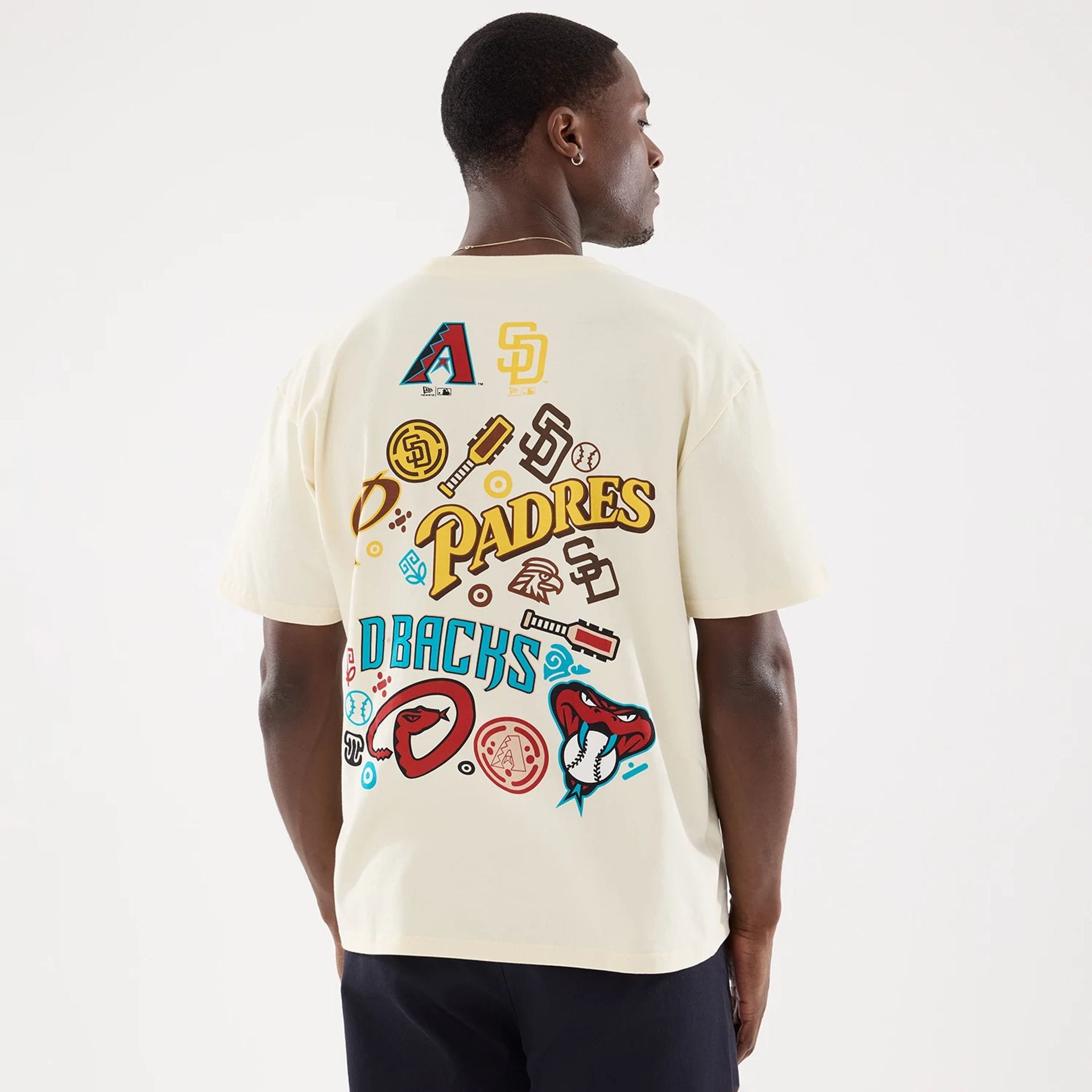 Dueling Logo MLB Mexico City Series 2026 Cream T-Shirt-kentox
