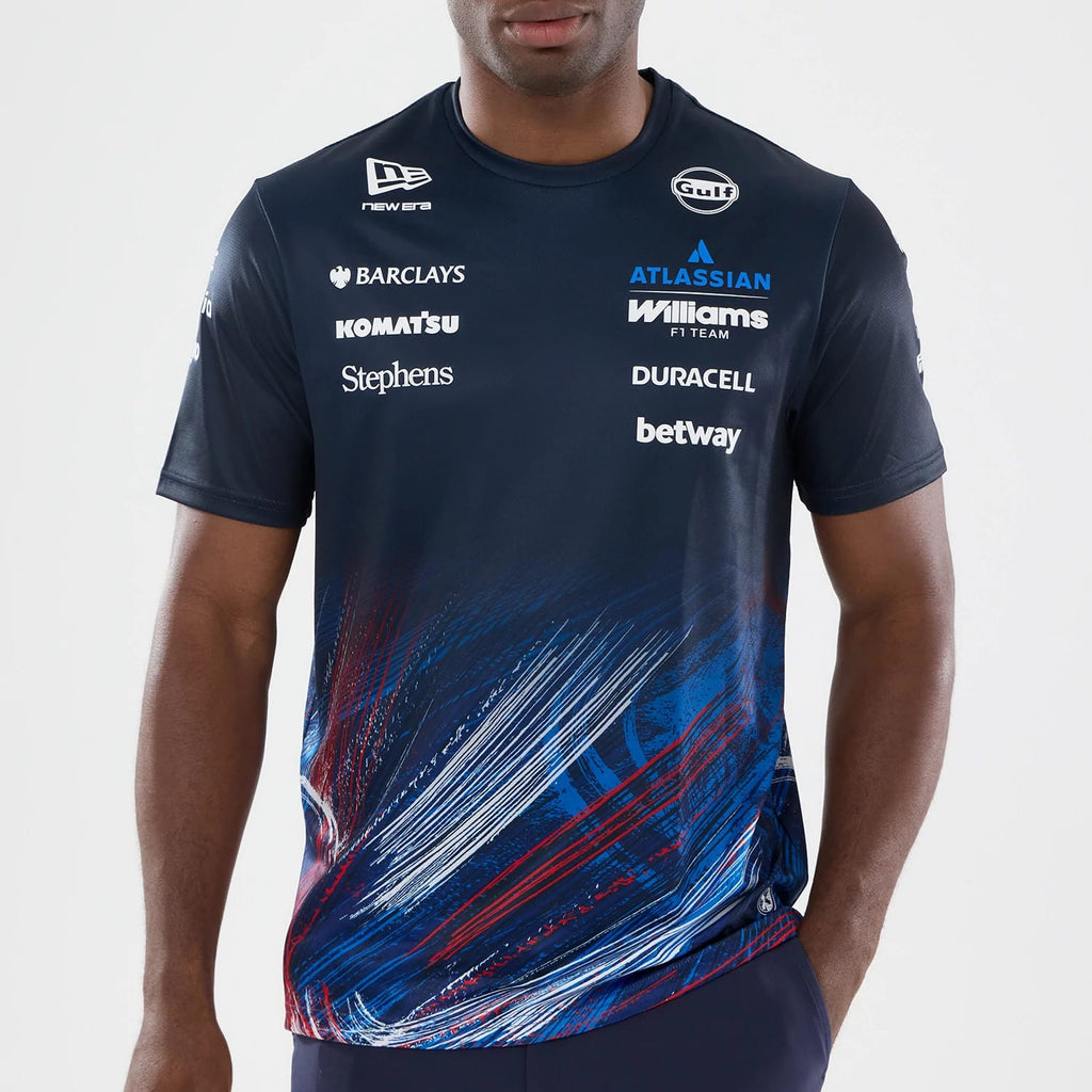 Williams GB Race Special Tech Navy T-Shirt-kentox