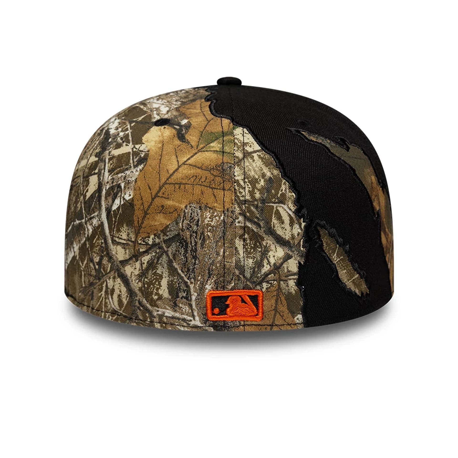 Detroit Tigers MLB Split Realtree Black 59FIFTY A-Frame Fitted Cap-kentox