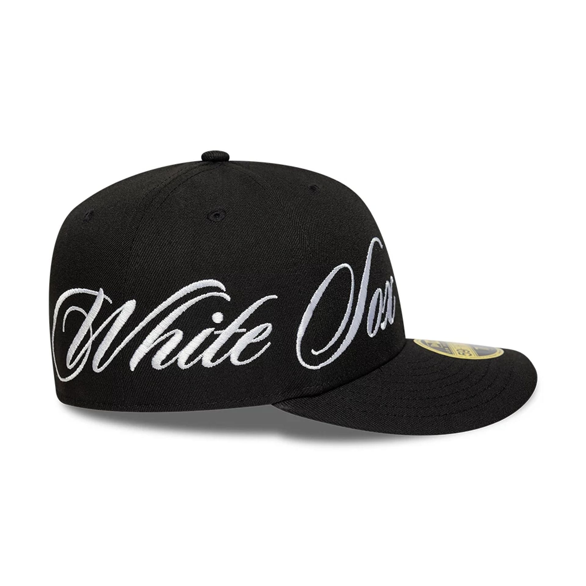 Chicago White Sox MLB Side Script Black Low Profile 59FIFTY Fitted Cap-kentox