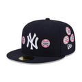 New York Yankees MLB X Spike Lee Patches Navy 59FIFTY Fitted Cap-kentox
