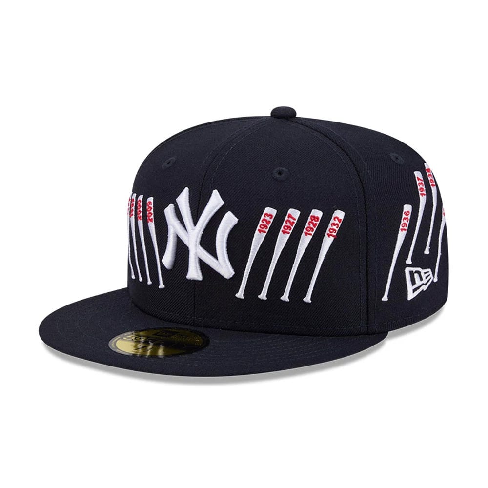 Yankees MLB X Spike Lee Baseball Bats Navy 59FIFTY Fitted Cap-kentox