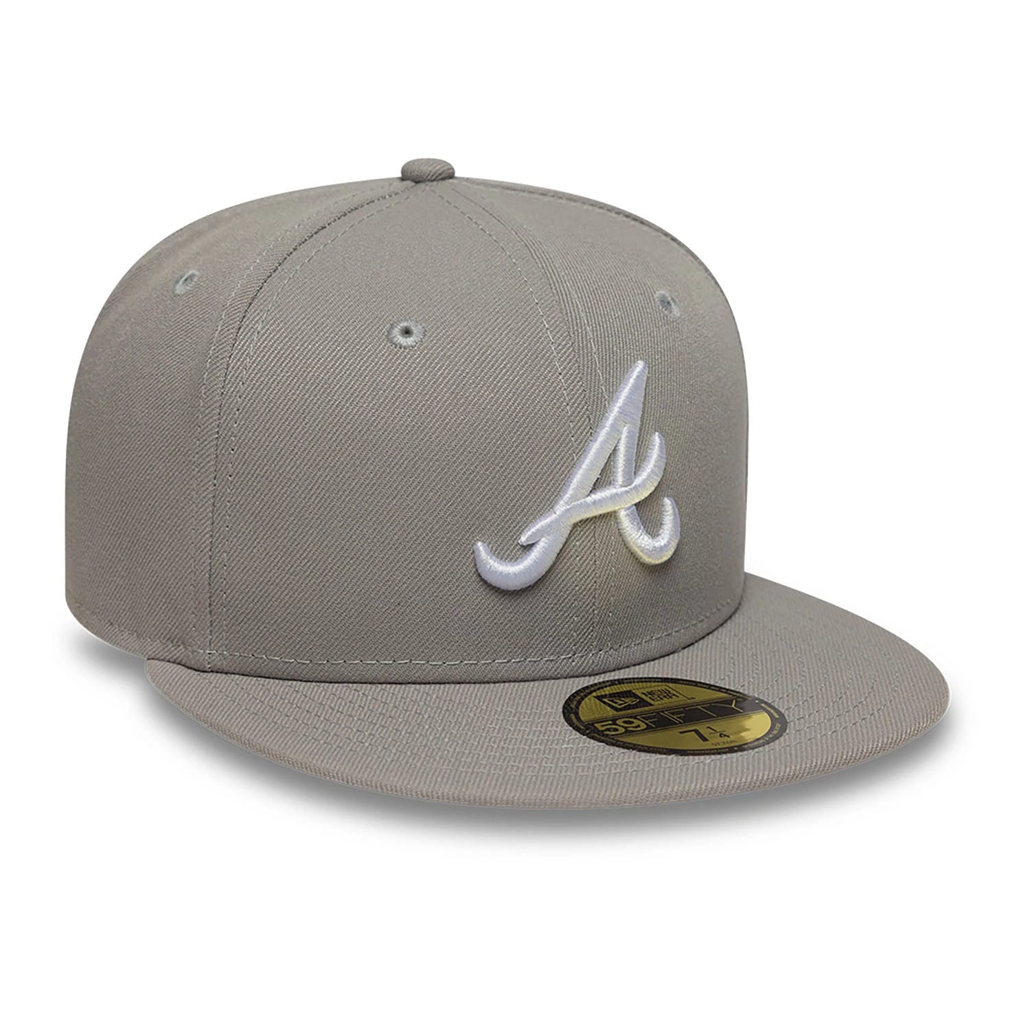 Atlanta Braves Essential Pack Grey 59FIFTY Fitted Cap-kentox