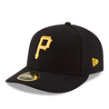 Pittsburgh Pirates Authentic Collection Black Low Profile 59FIFTY Fitted Cap-kentox