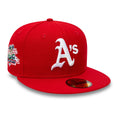 Athletics MLB World Series 1989 Red 59FIFTY Fitted Cap-kentox