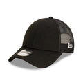 New Era Blank Black 9FORTY Trucker Cap-kentox