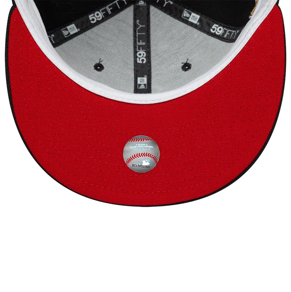 Chicago White Sox MLB Heart Black 59FIFTY Fitted Cap-kentox