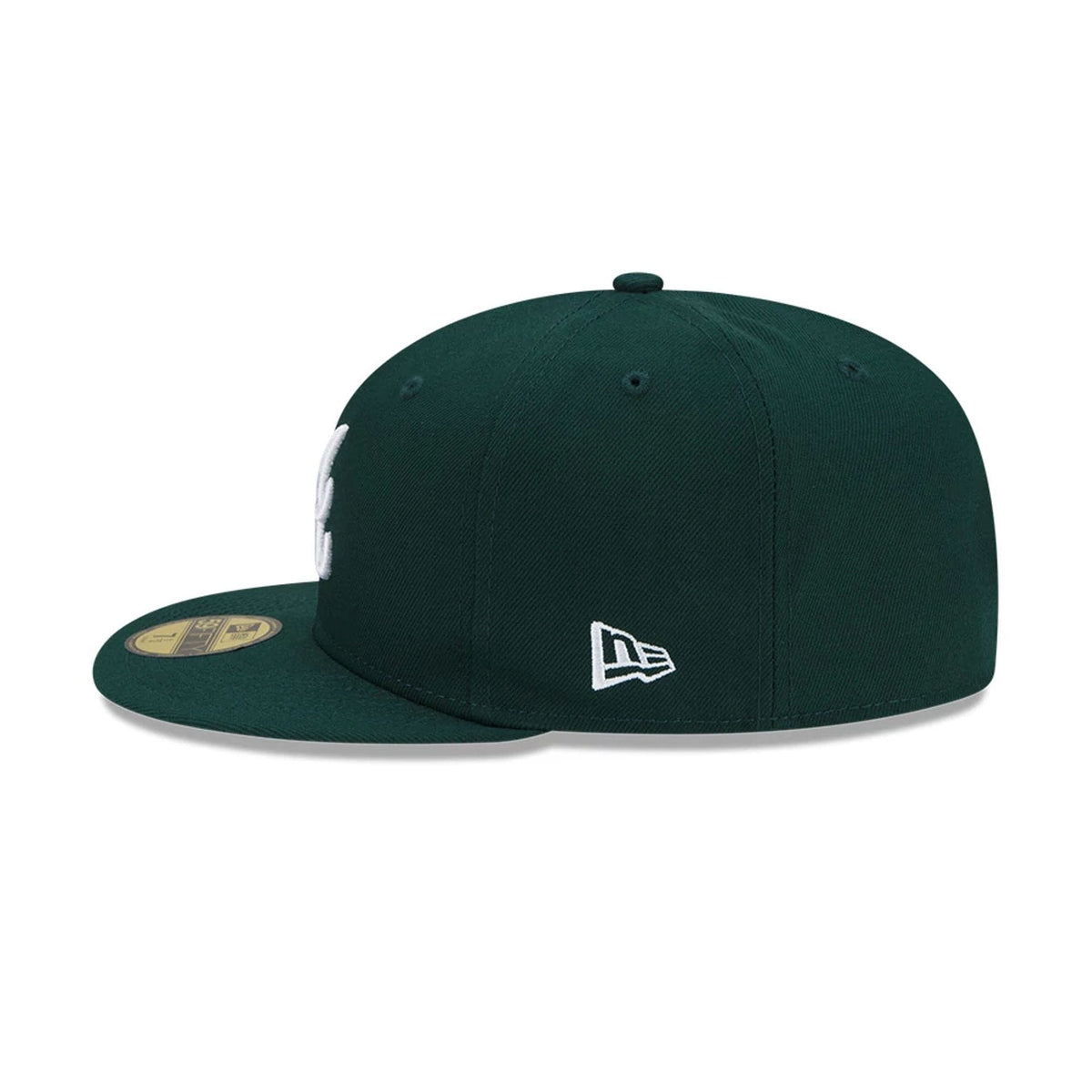Atlanta Braves MLB Dark Green 59FIFTY Fitted Cap-kentox