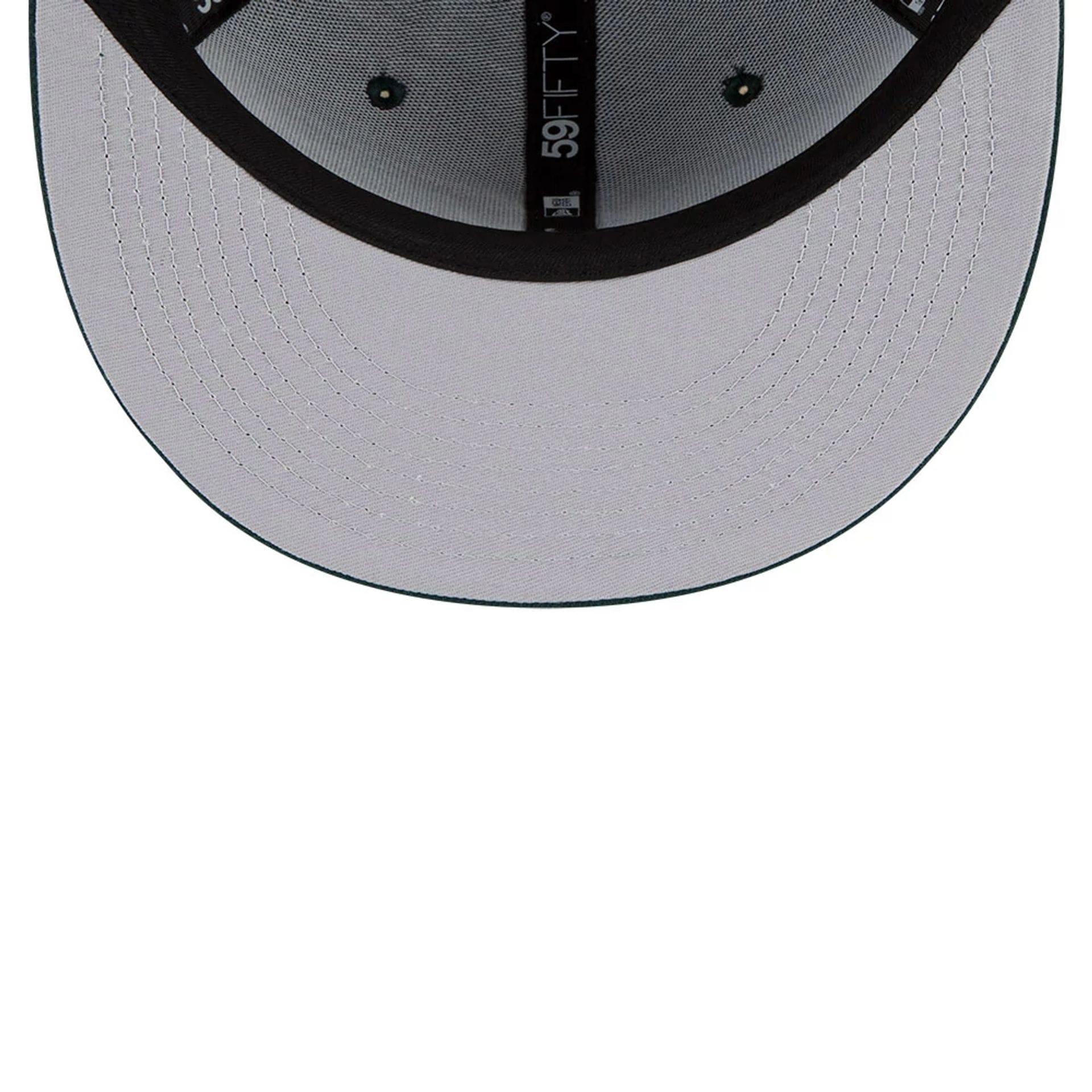Atlanta Braves MLB Dark Green 59FIFTY Fitted Cap-kentox