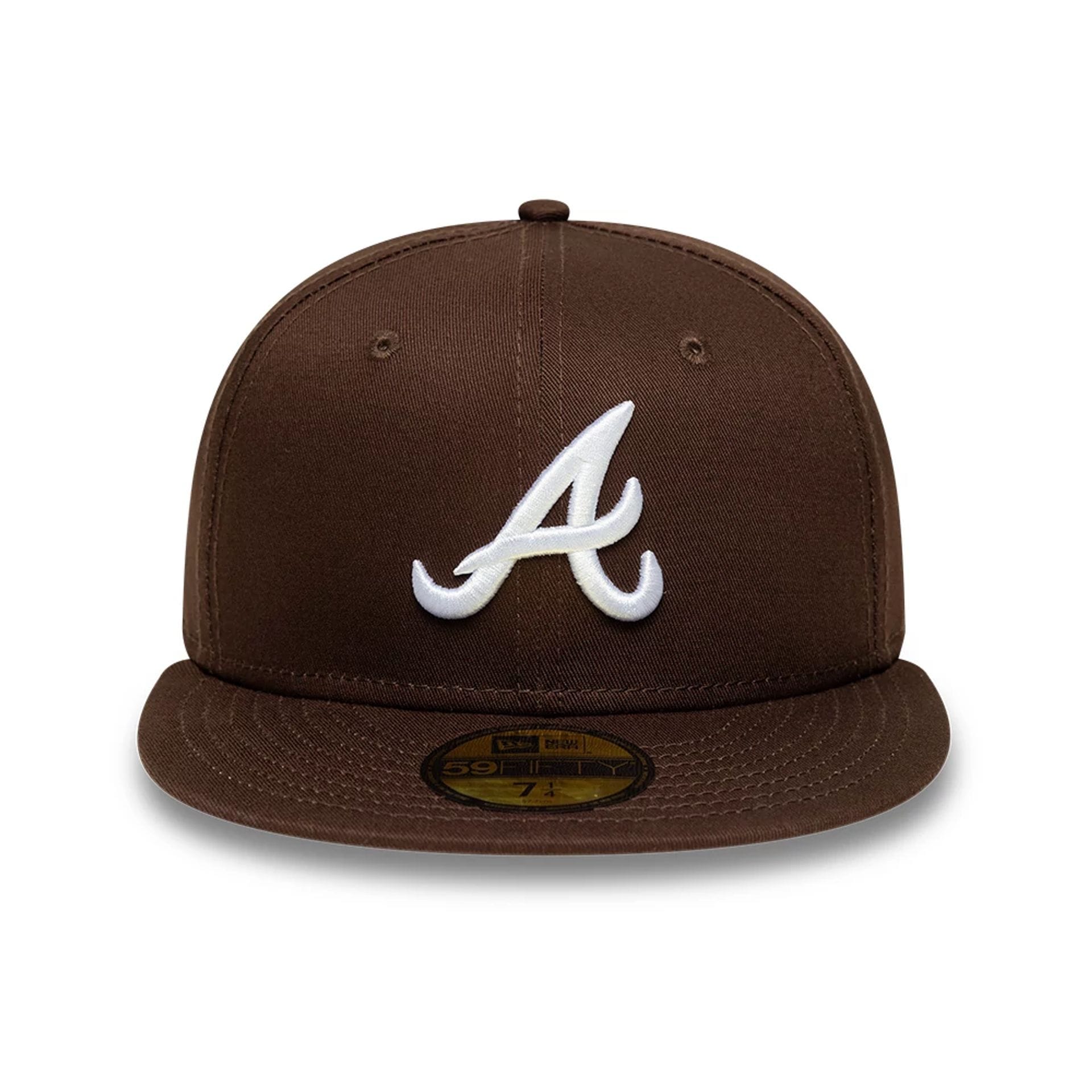 Atlanta Braves MLB Dark Brown 59FIFTY Fitted Cap-kentox