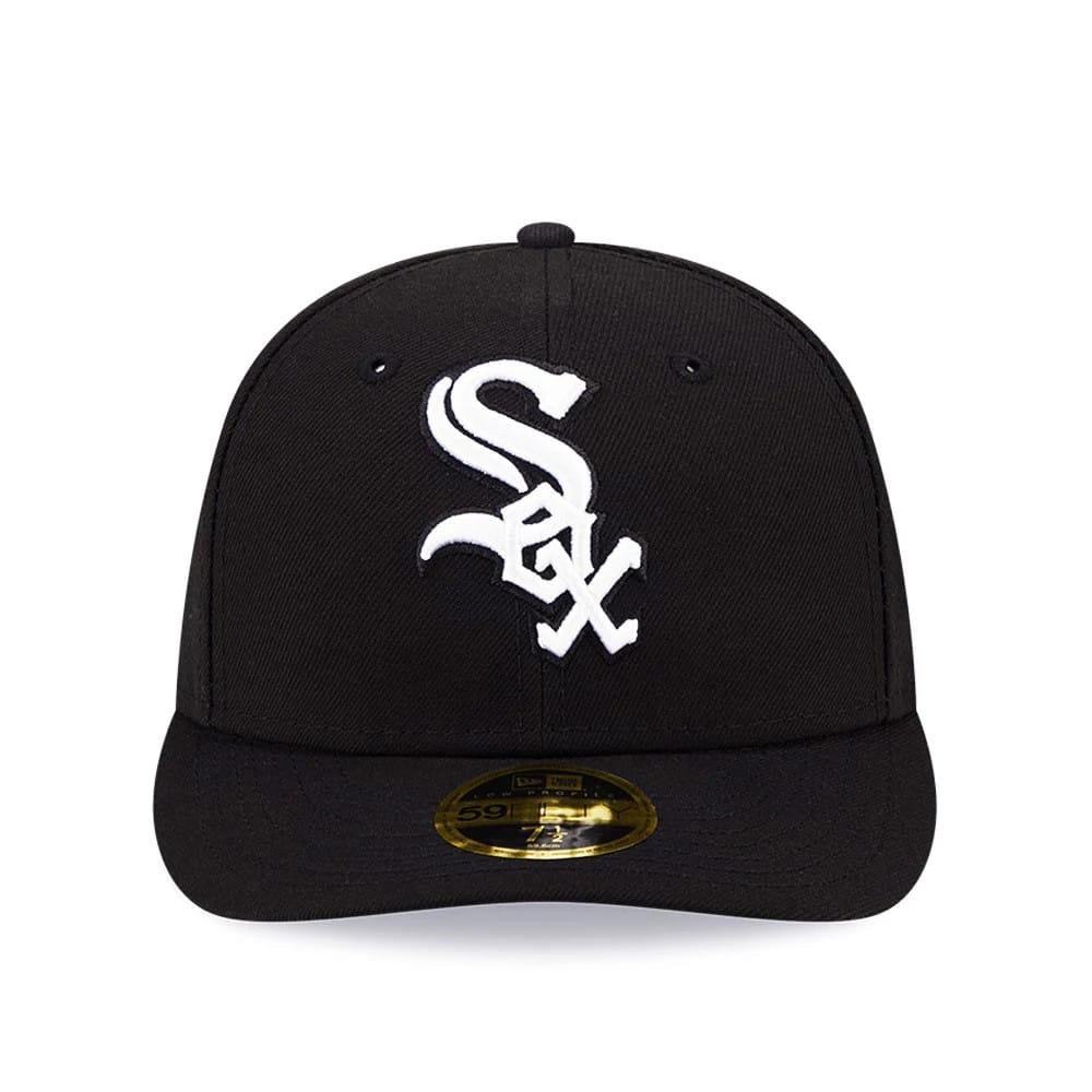 Chicago White Sox MLB Black Low Profile 59FIFTY Fitted Cap-kentox