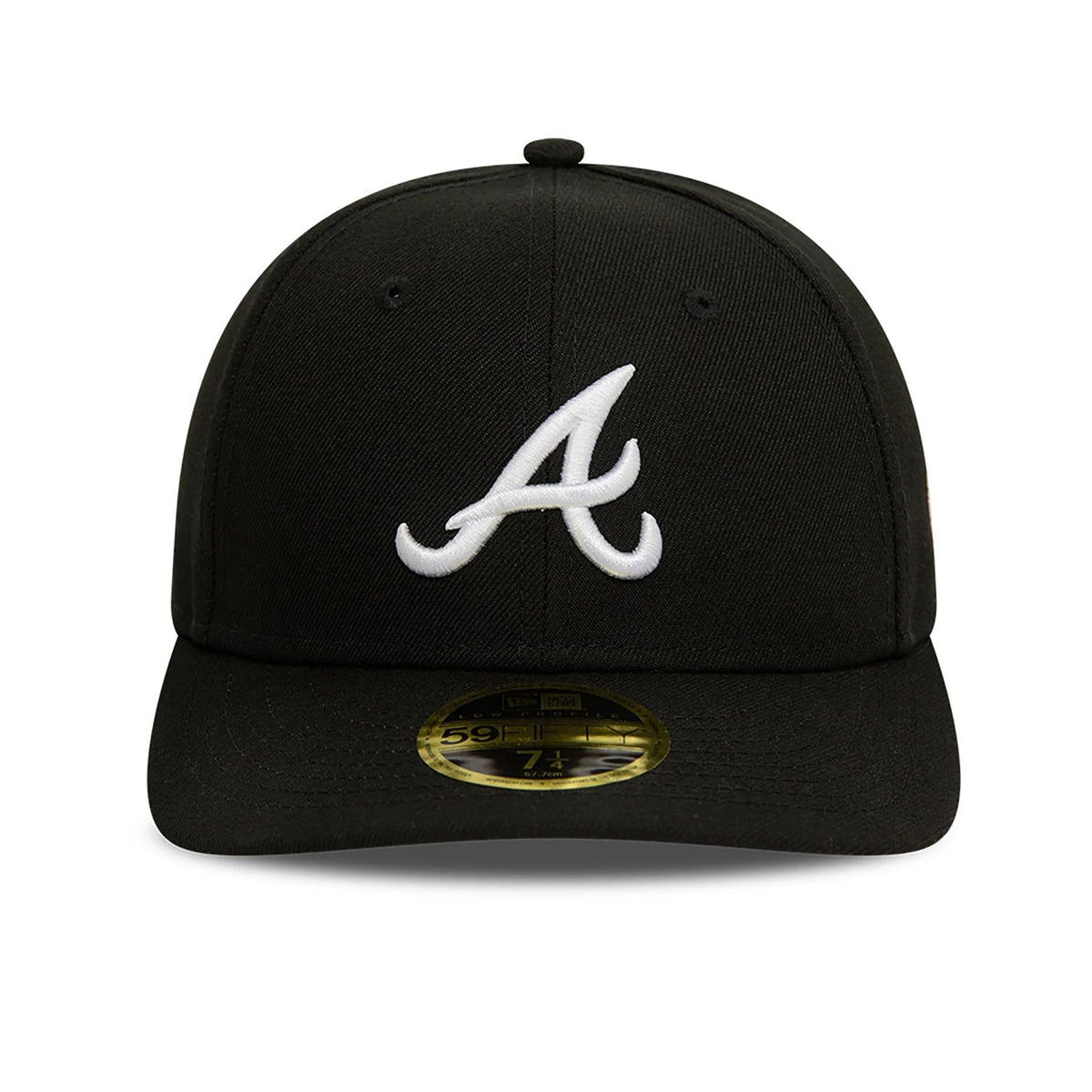 Atlanta Braves MLB Black Low Profile 59FIFTY Fitted Cap-kentox