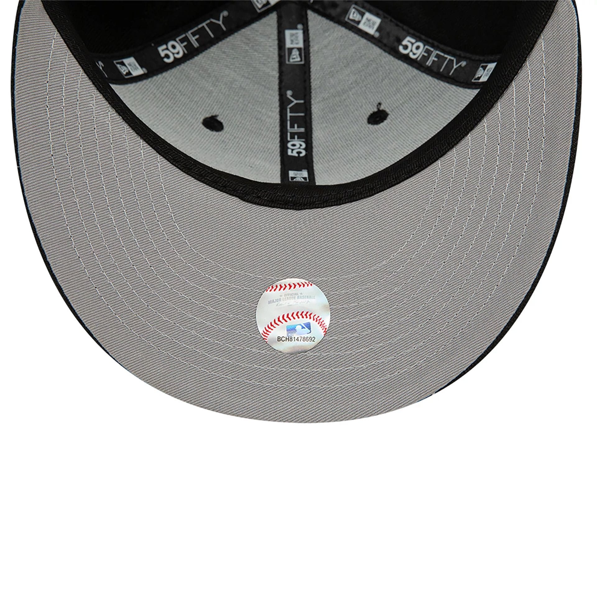 Atlanta Braves MLB Black Low Profile 59FIFTY Fitted Cap-kentox