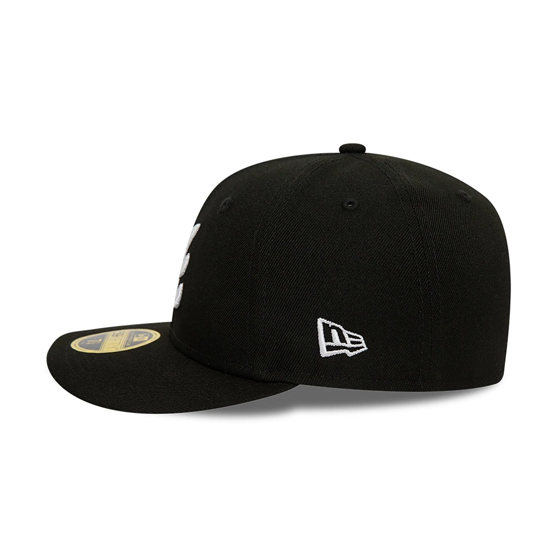 Atlanta Braves MLB Black Low Profile 59FIFTY Fitted Cap-kentox
