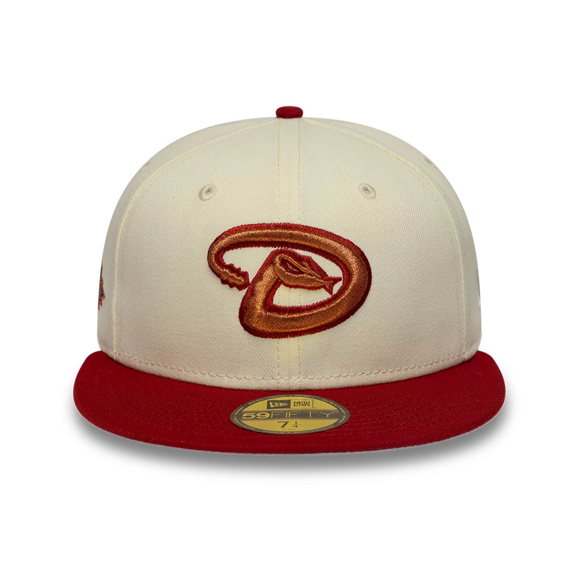 Arizona Diamondbacks MLB Cooperstown White 59FIFTY Fitted Cap-kentox