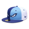 Lake Elsinore Storm MiLB Pinwheel Pastel Blue 59FIFTY Fitted Cap-kentox