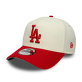 LA Dodgers MLB Chrome Scarlet Cream 9FORTY A-Frame Adjustable Cap-kentox