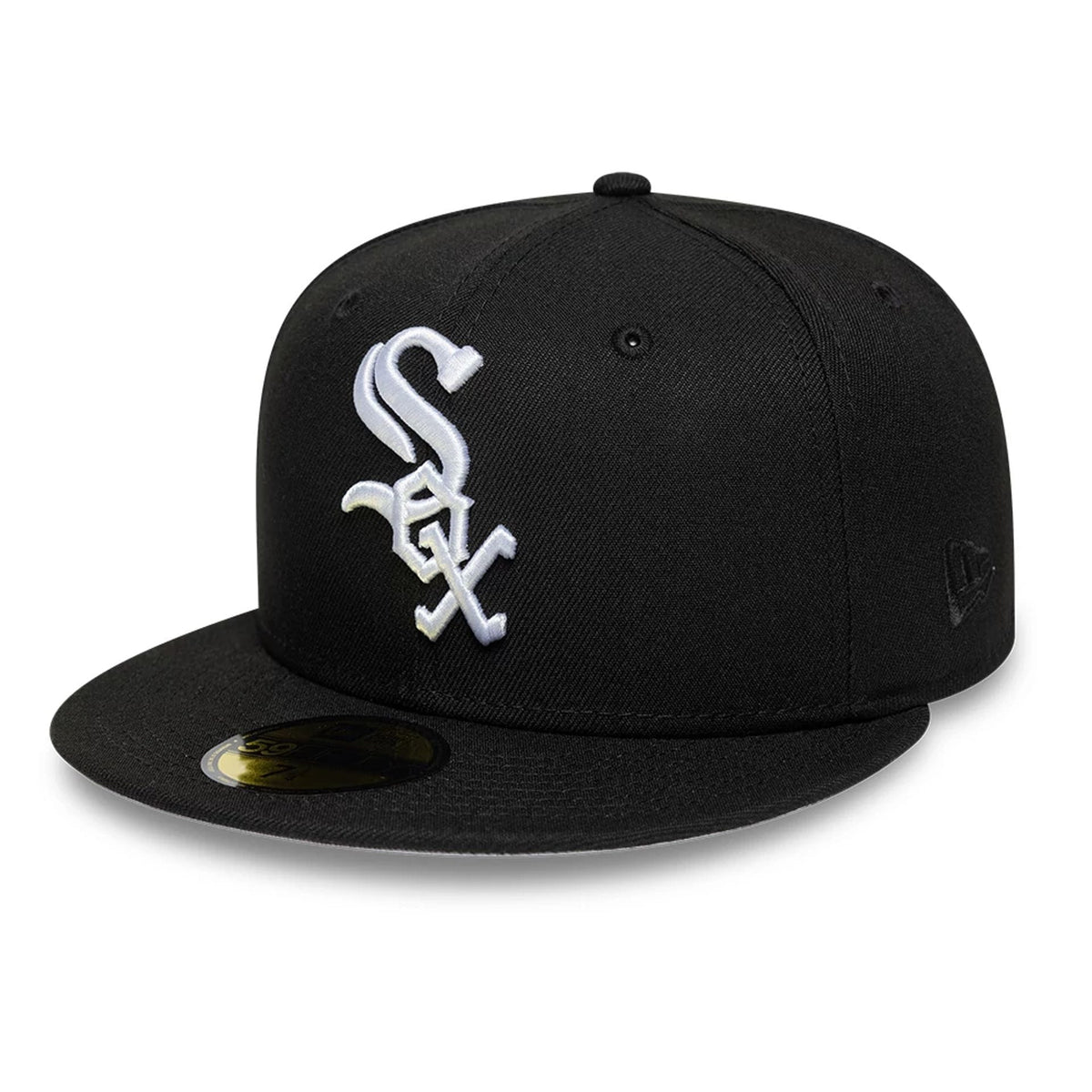 Chicago White Sox MLB Cooperstown Black 59FIFTY Fitted Cap-kentox