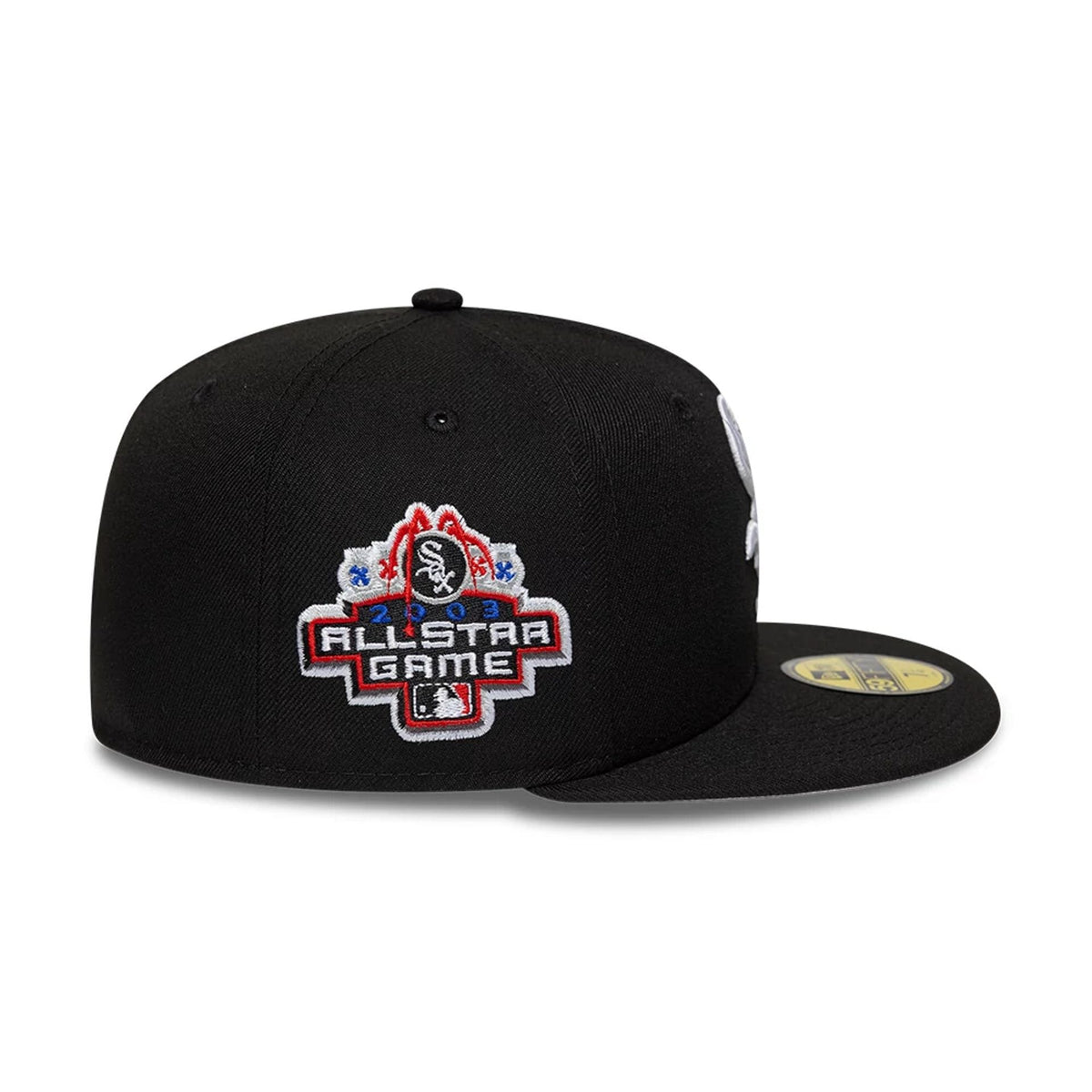 Chicago White Sox MLB Cooperstown Black 59FIFTY Fitted Cap-kentox
