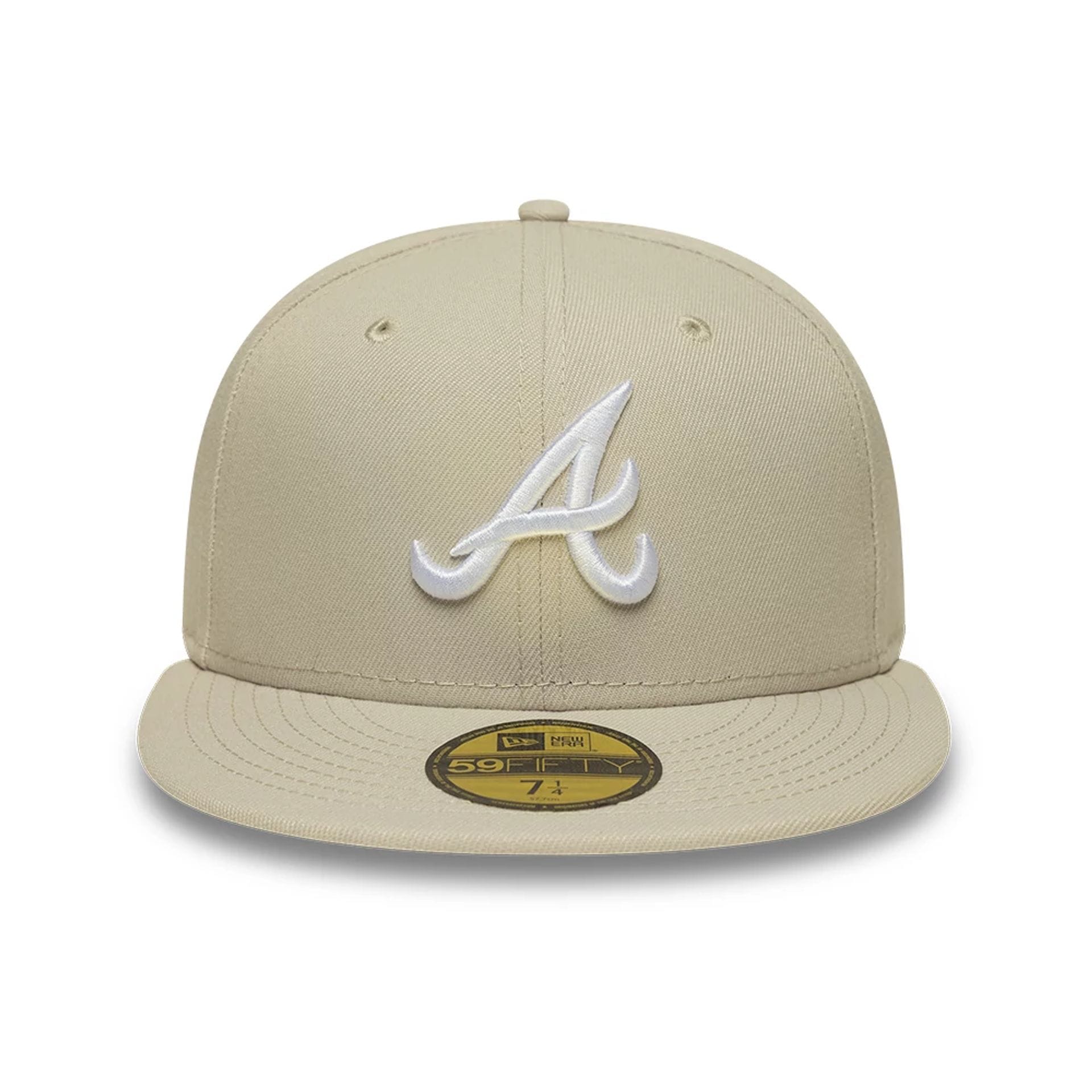 Atlanta Braves MLB Beige 59FIFTY Fitted Cap-kentox