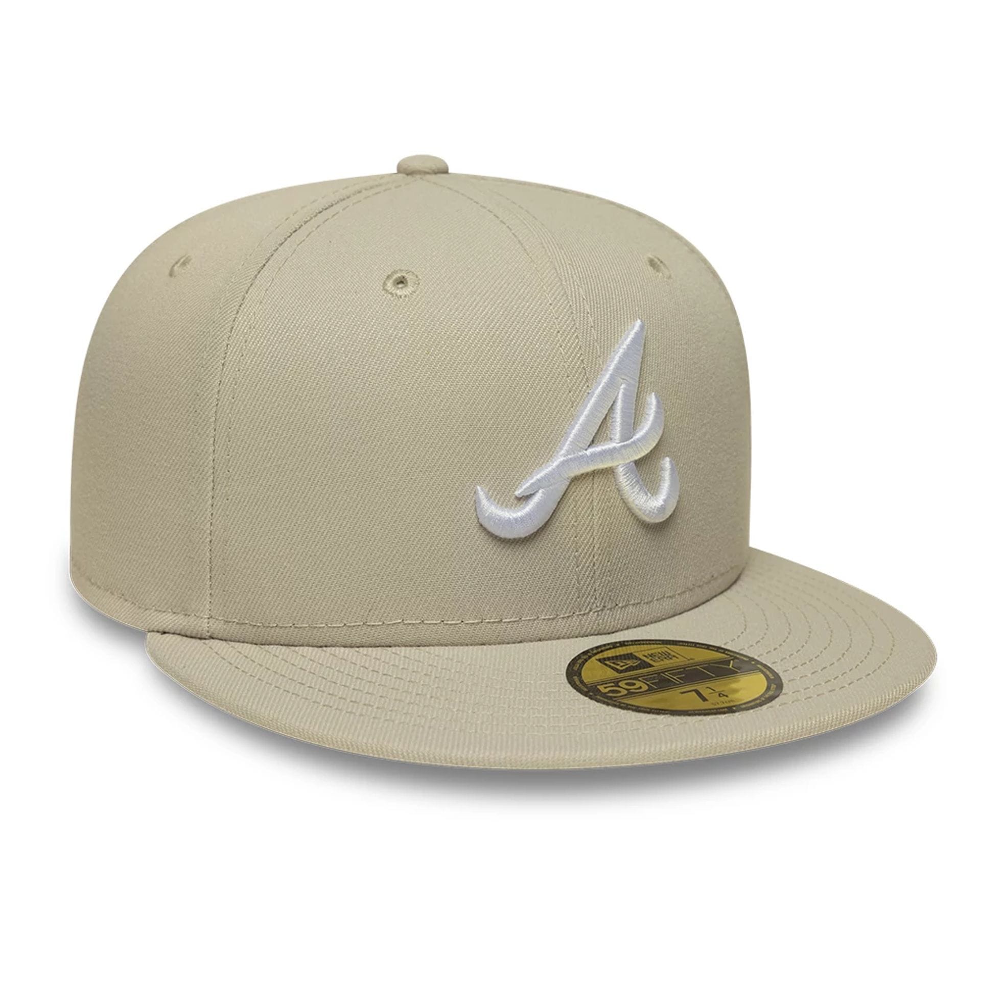 Atlanta Braves MLB Beige 59FIFTY Fitted Cap-kentox