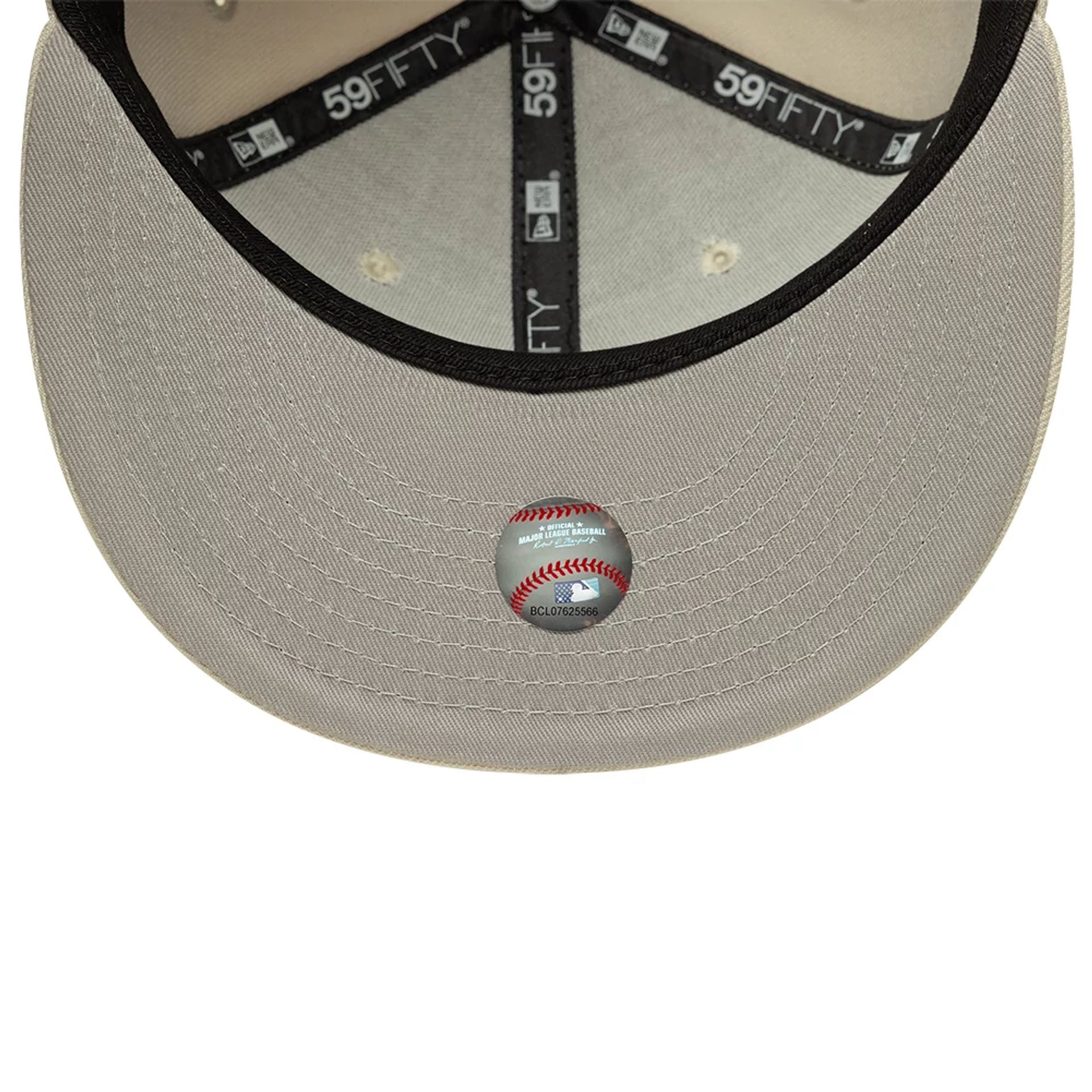 Atlanta Braves MLB Beige 59FIFTY Fitted Cap-kentox