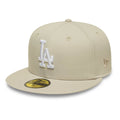 LA Dodgers MLB Beige 59FIFTY Fitted Cap-kentox