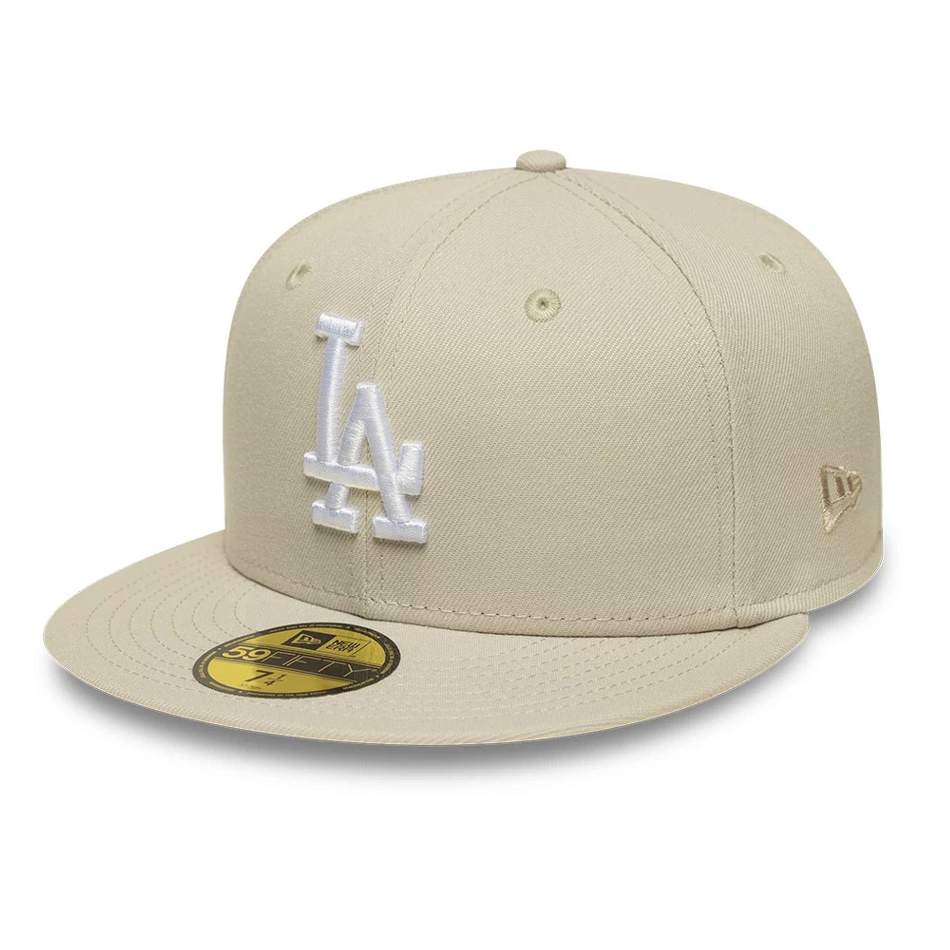 LA Dodgers MLB Beige 59FIFTY Fitted Cap-kentox