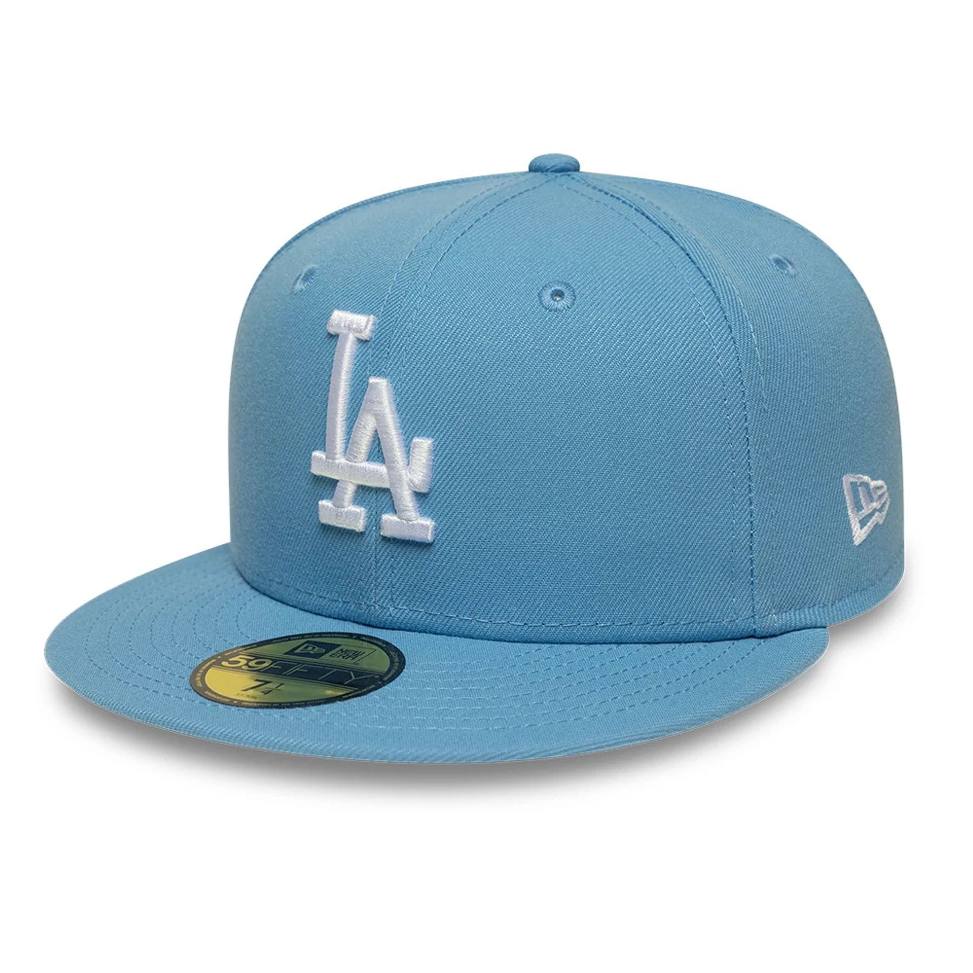 LA Dodgers MLB Pastel Blue 59FIFTY Fitted Cap-kentox