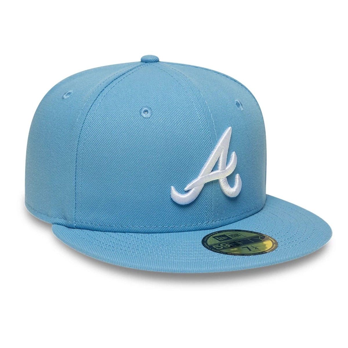 Atlanta Braves MLB Pastel Blue 59FIFTY Fitted Cap-kentox