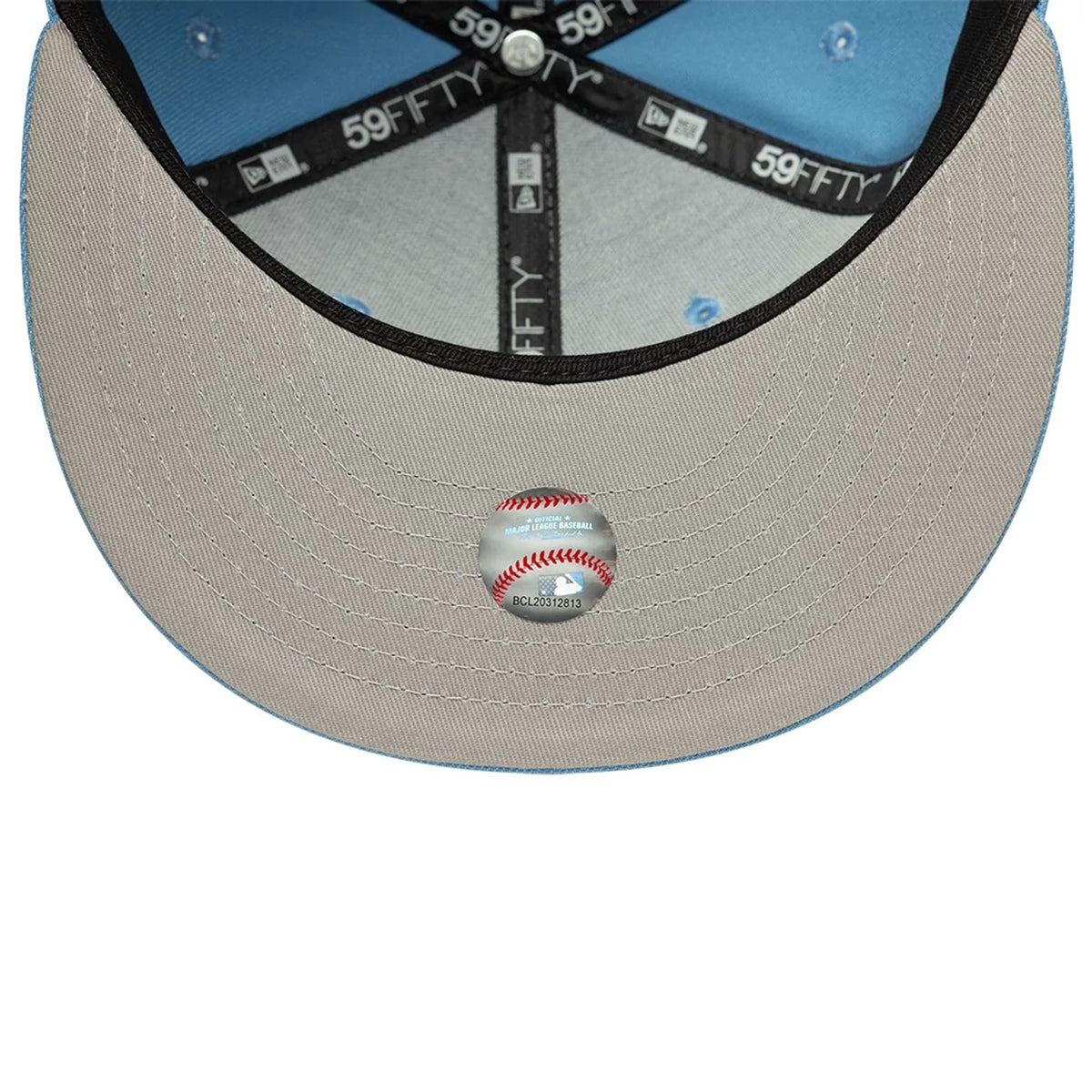 Atlanta Braves MLB Pastel Blue 59FIFTY Fitted Cap-kentox