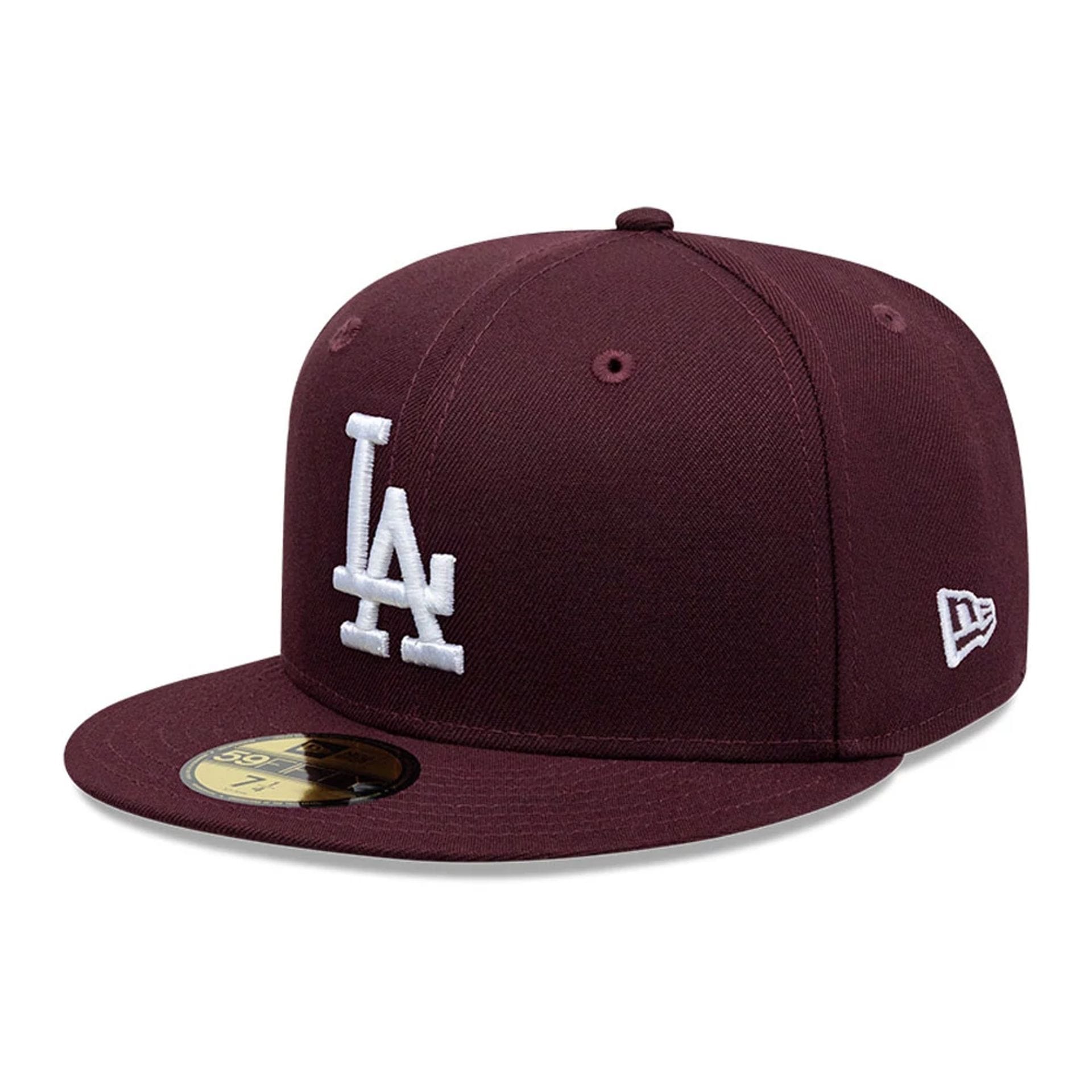 LA Dodgers MLB Dark Purple 59FIFTY Fitted Cap-kentox